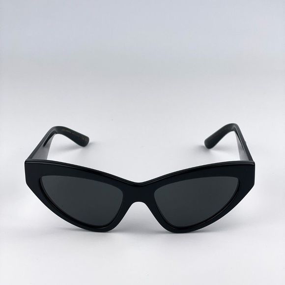 D&G DG4439 501/87 Sunglasses Black Dark Grey Cat Eye Women - Picture 9 of 16